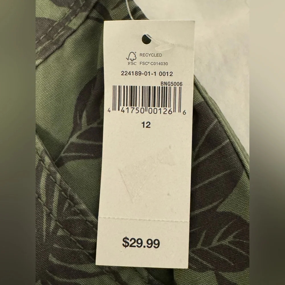 NWT Boy’s Gap Palm Print Cargo Shorts (12)